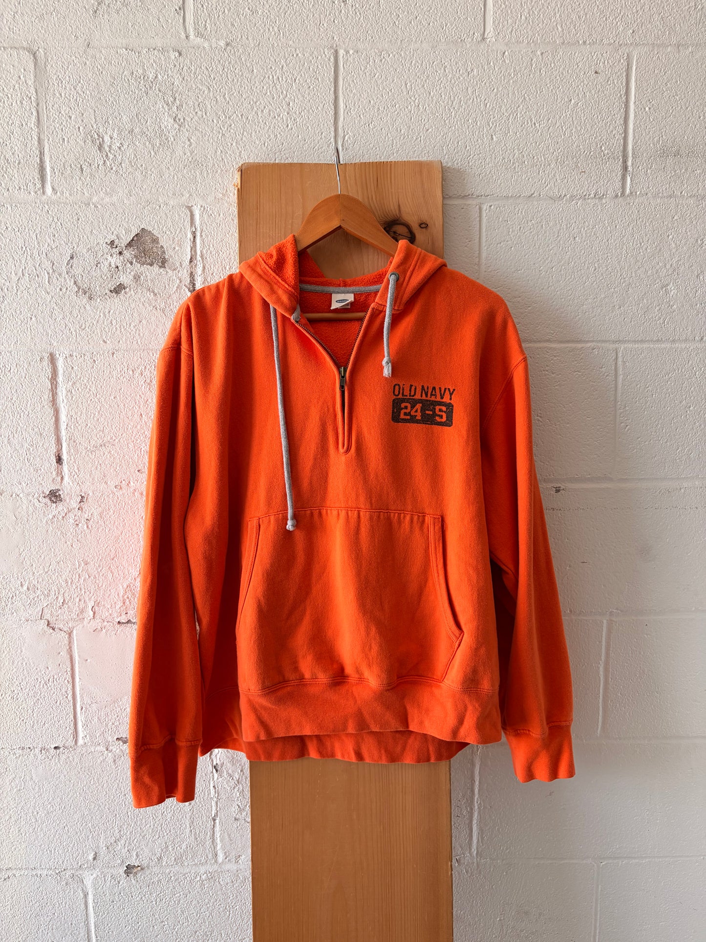 ‘03 Old Navy Hooded Quarter Zip : L