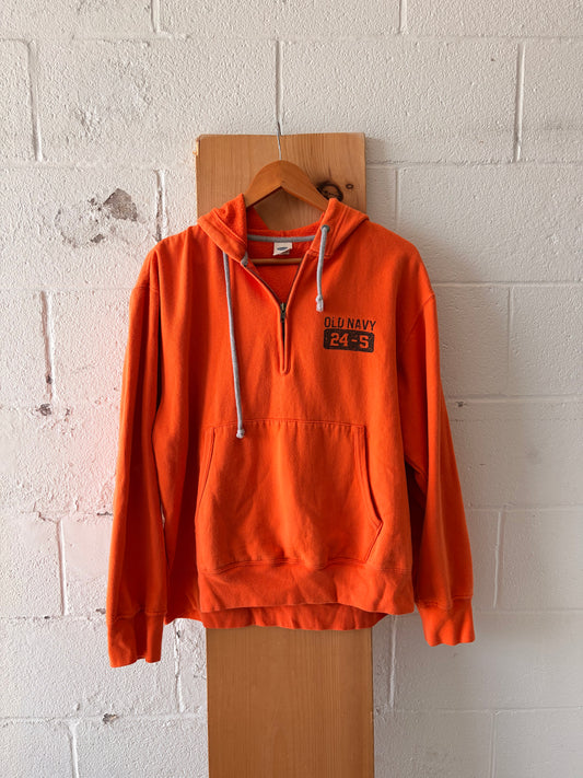 ‘03 Old Navy Hooded Quarter Zip : L