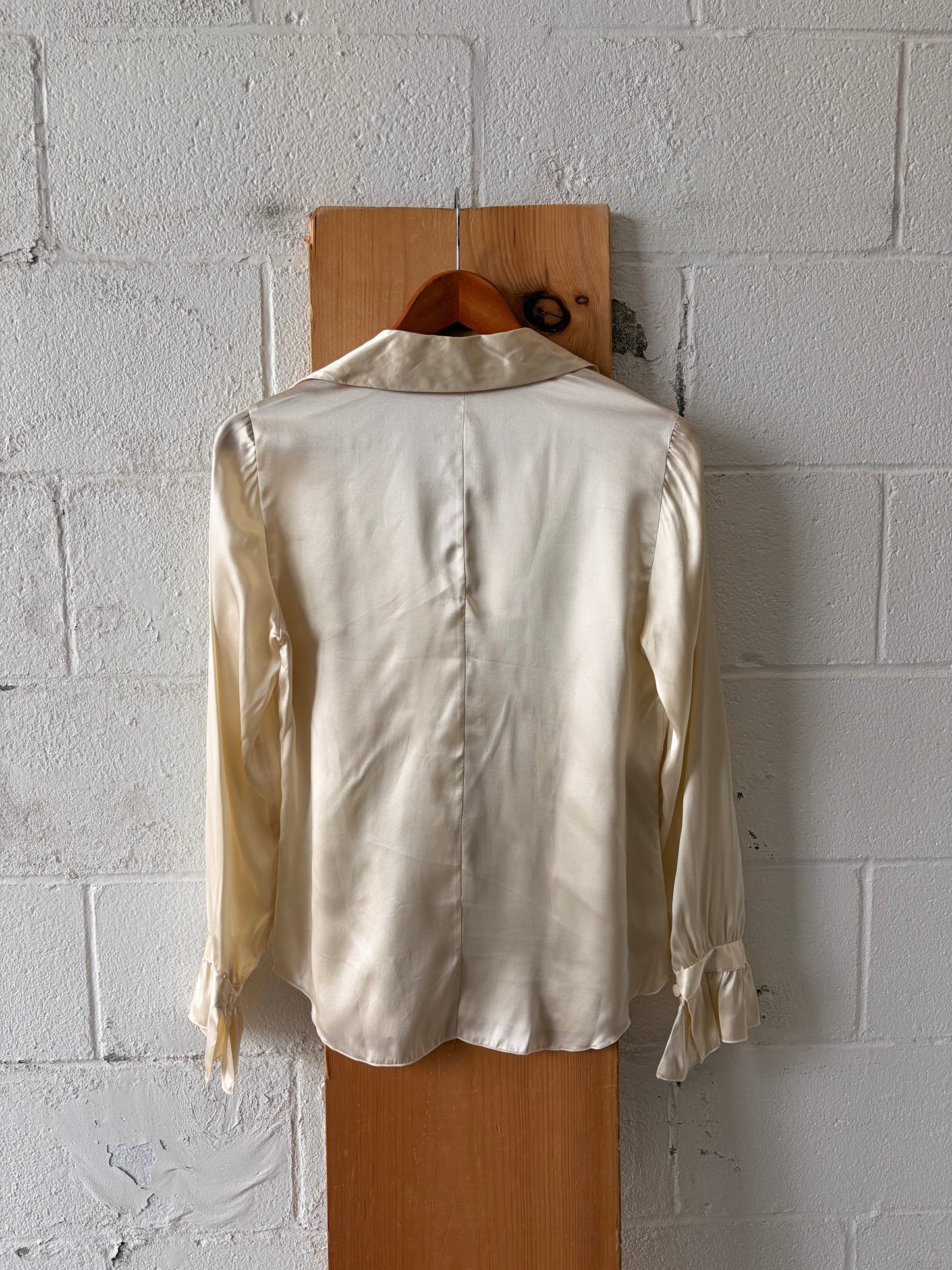 Ruffled Silk Blouse : 6