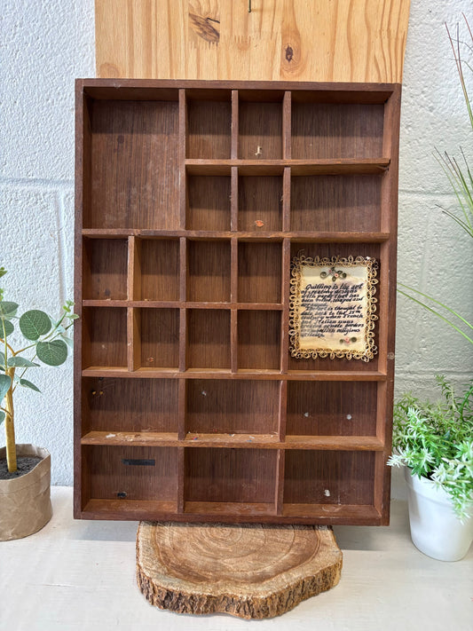 Vtg Trinket Wall Hanging (Local Pickup Only - As Is)