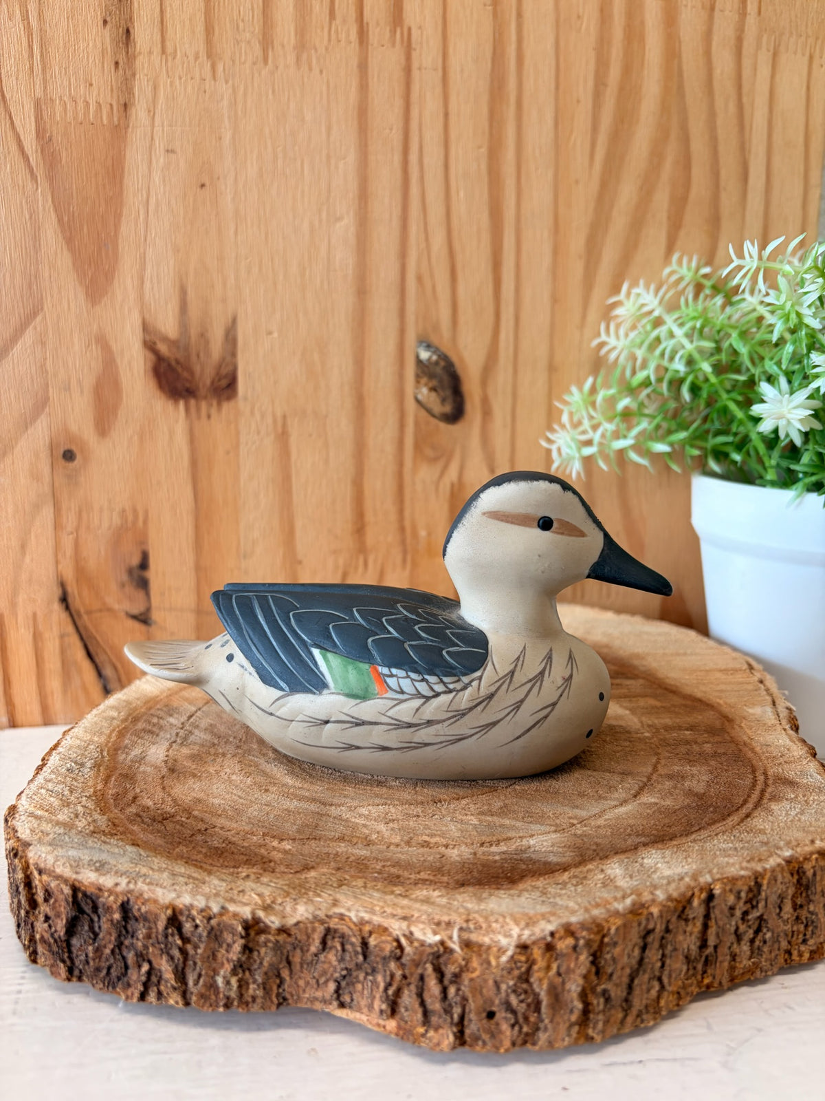 Small Ceramic Painted Duck (Local Pick Up Only)