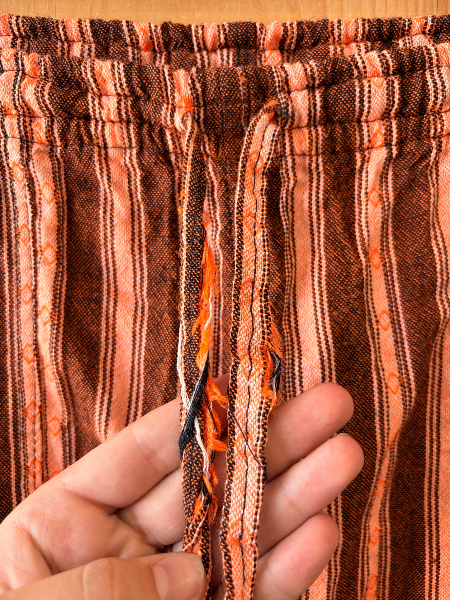 Striped Boho Cargo Pants : 32”W