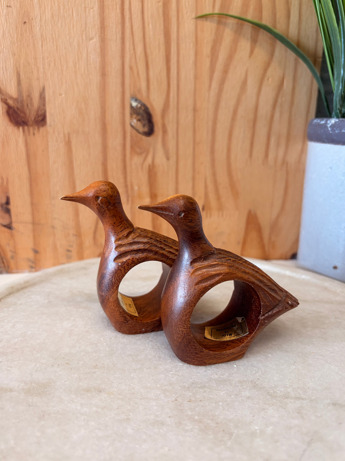 Wooden Turkey Napkin Rings