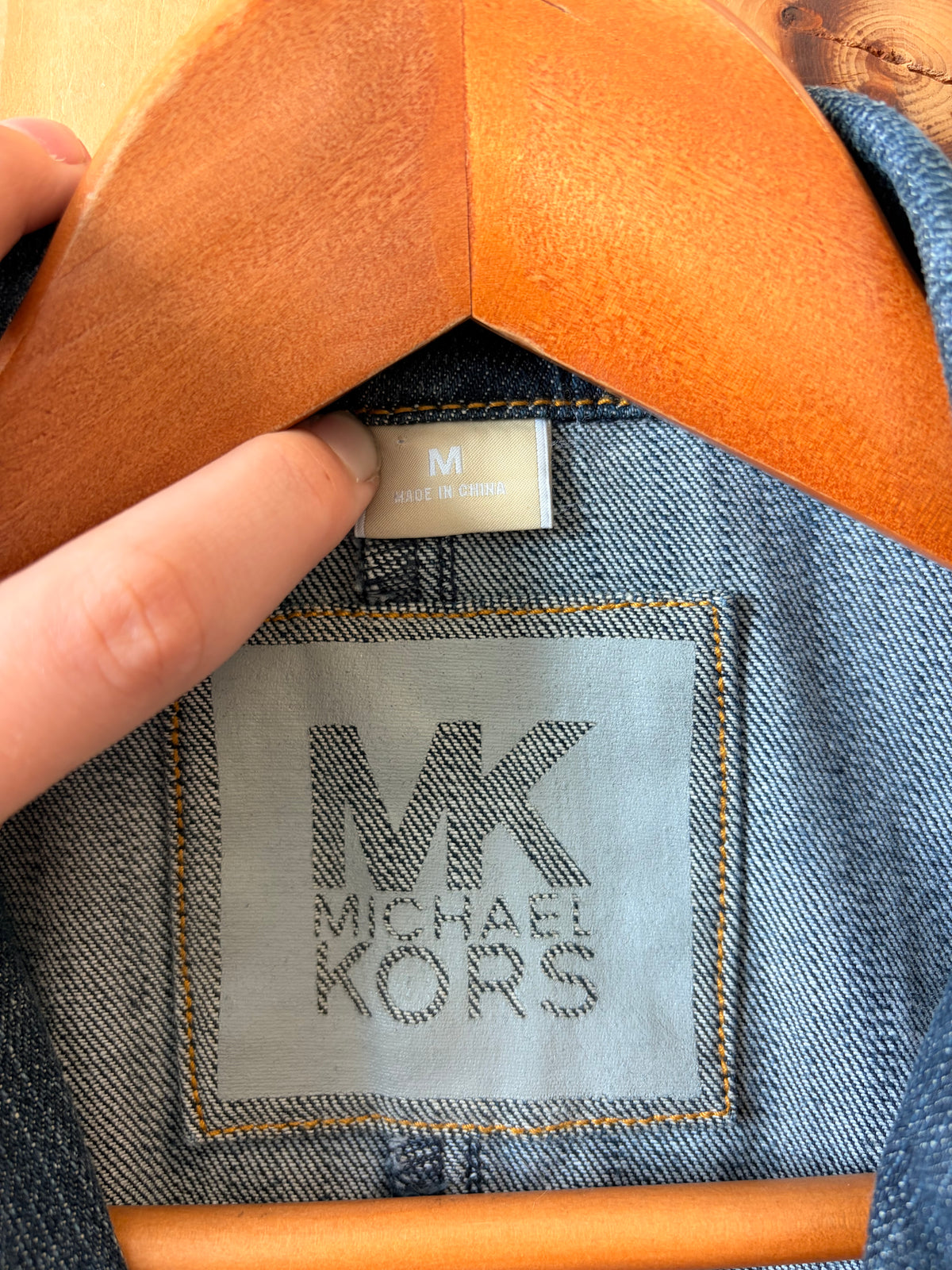 Michael Kors Studded Denim Vest : M (As Is)