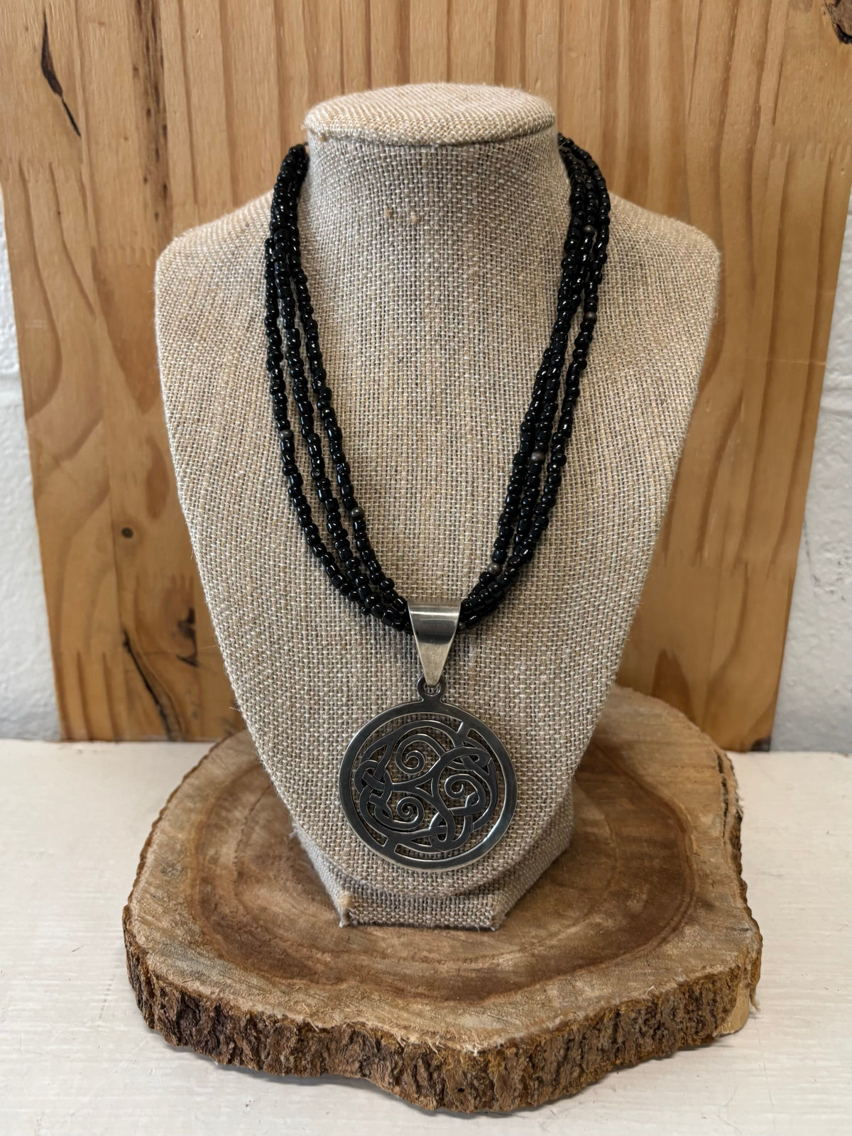 Vtg 925 Silpada Celtic Pendant Necklace