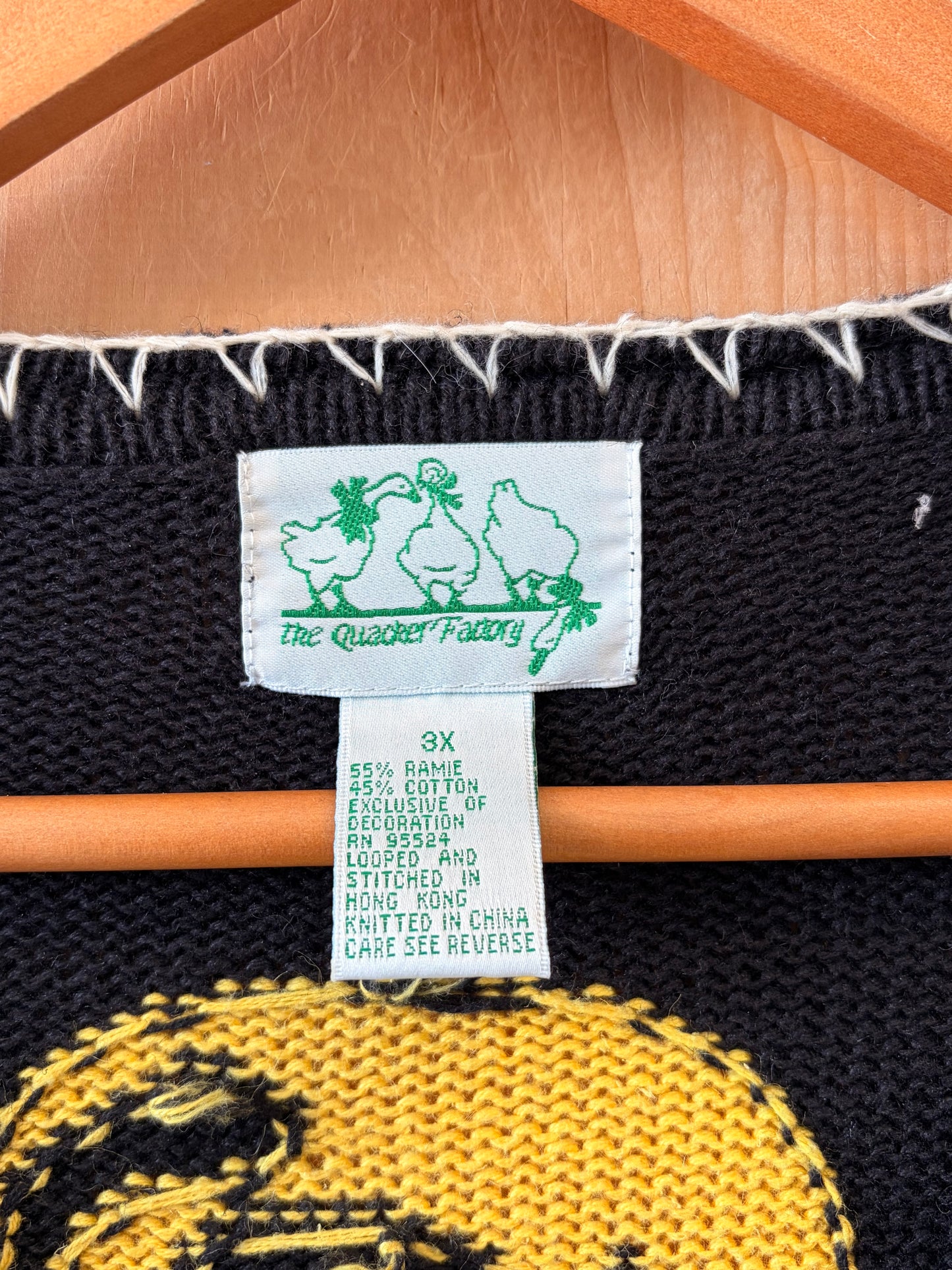 Quacker Factory Halloween Cardigan Sweater : 3X