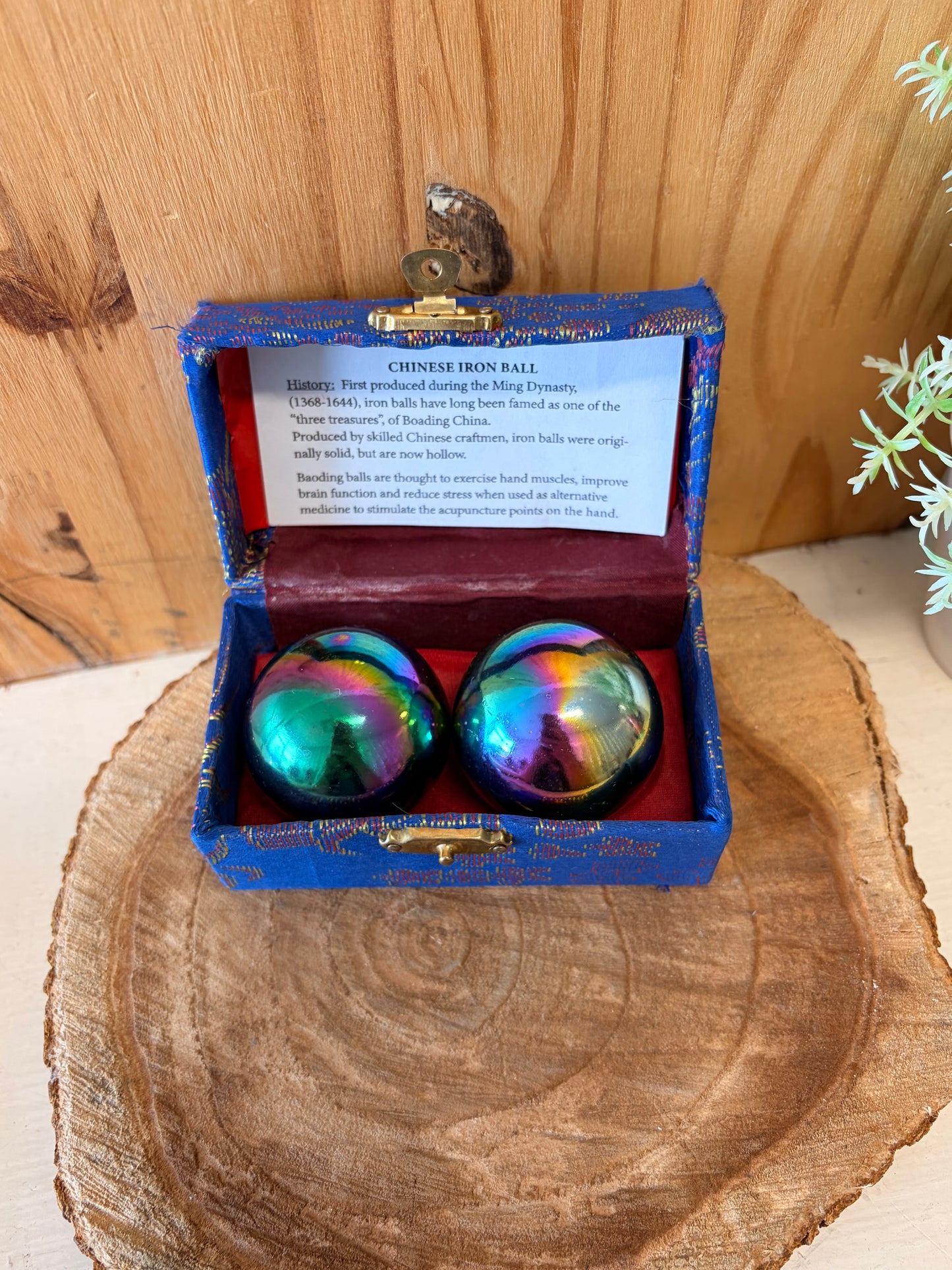 Rainbow Iridescent Meditation Balls