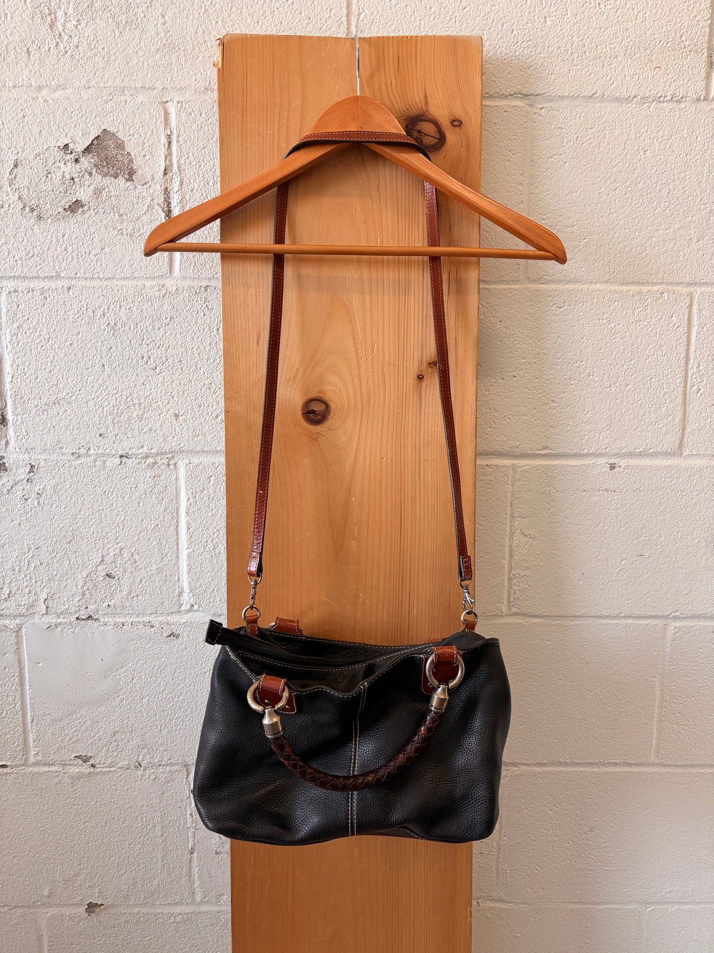 Black & Brown Fossil Purse
