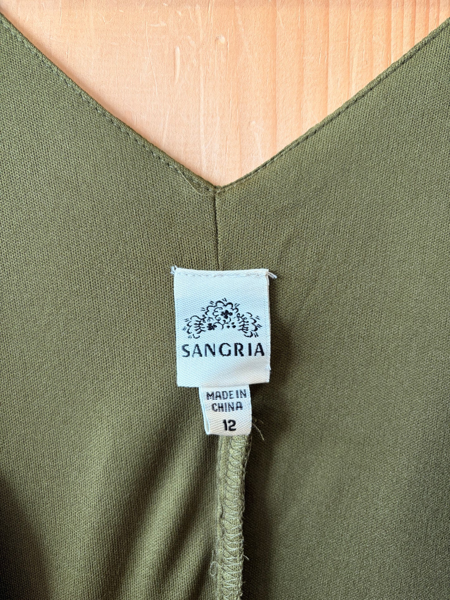 Olive Paisley Dress : 12