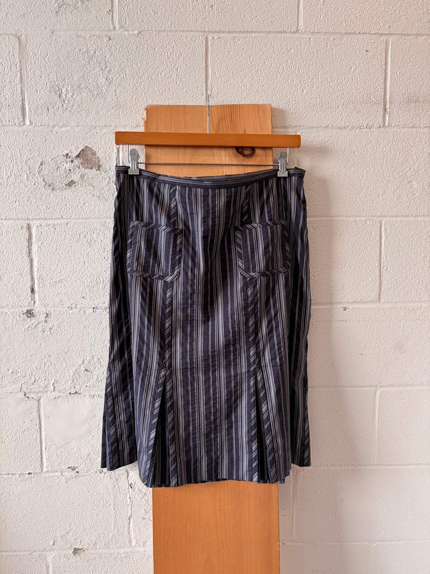 Striped Navy Skirt : 14