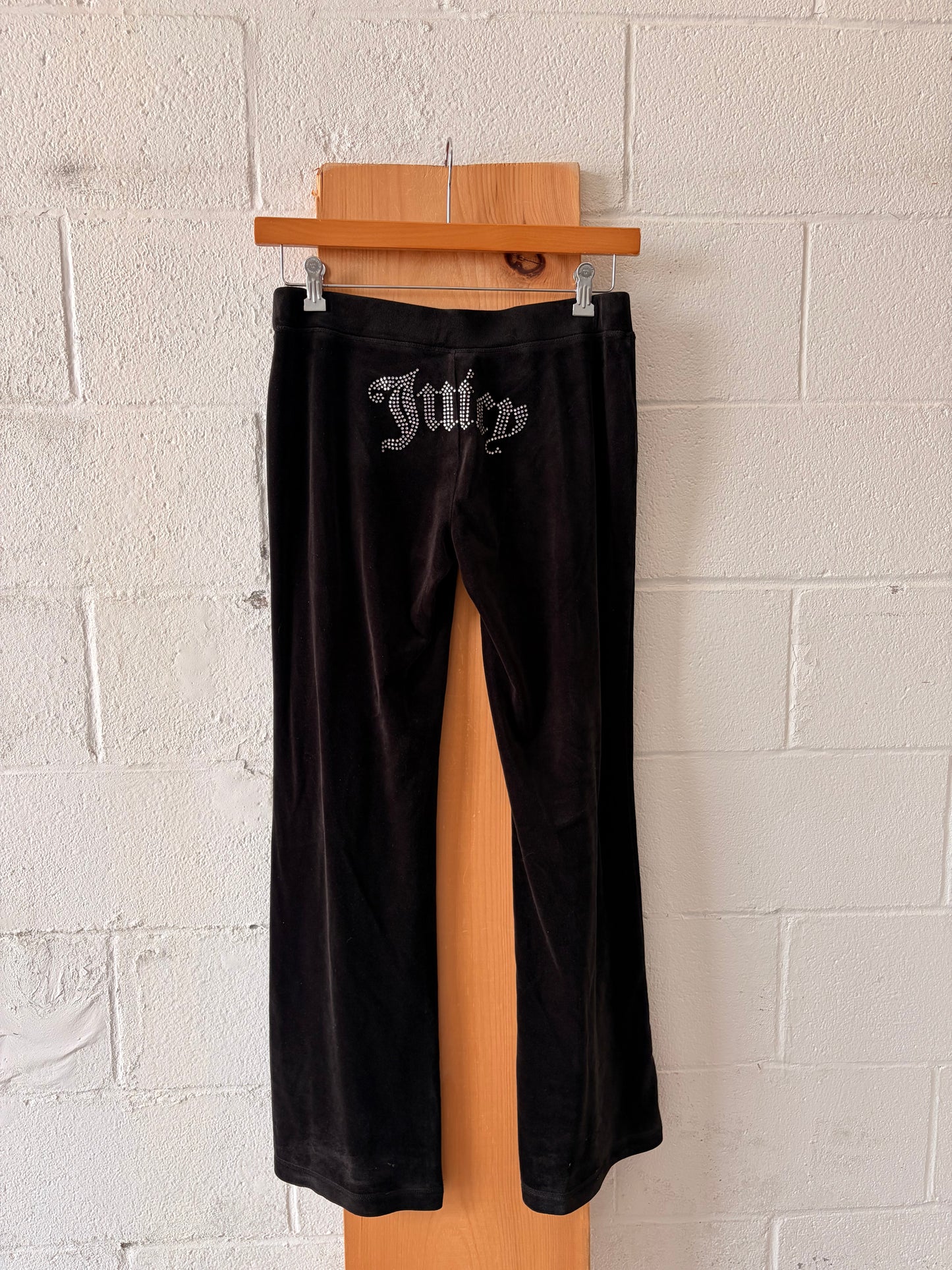 Black Juicy Velour Pants : M