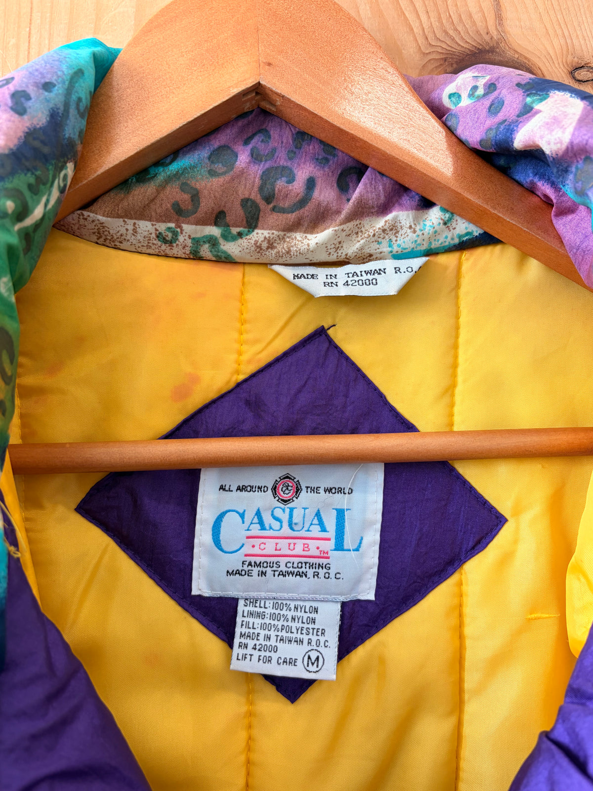80’s Casual Club Puffer Ski Coat : M