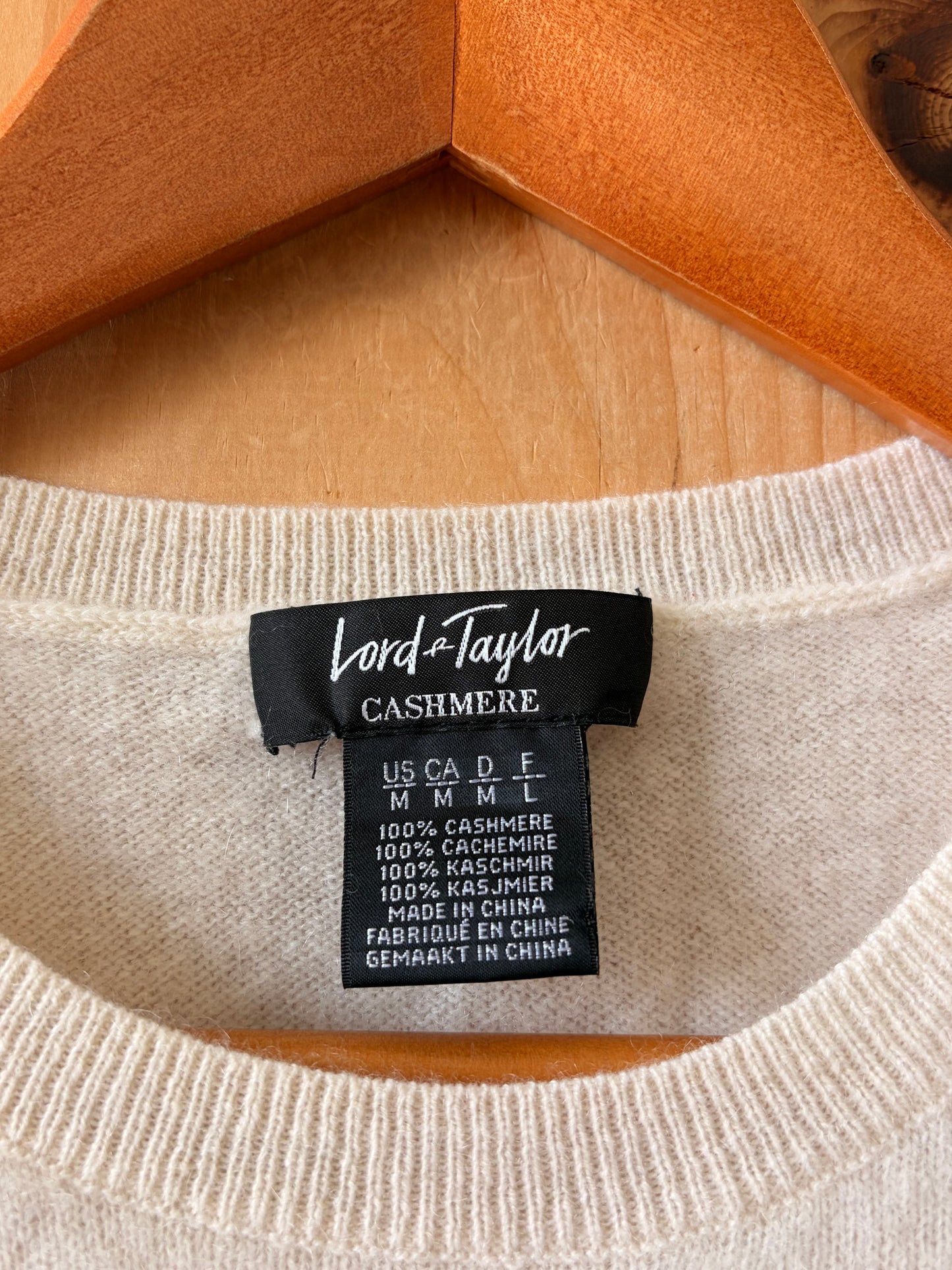 Sleeveless Cashmere Sweater : M