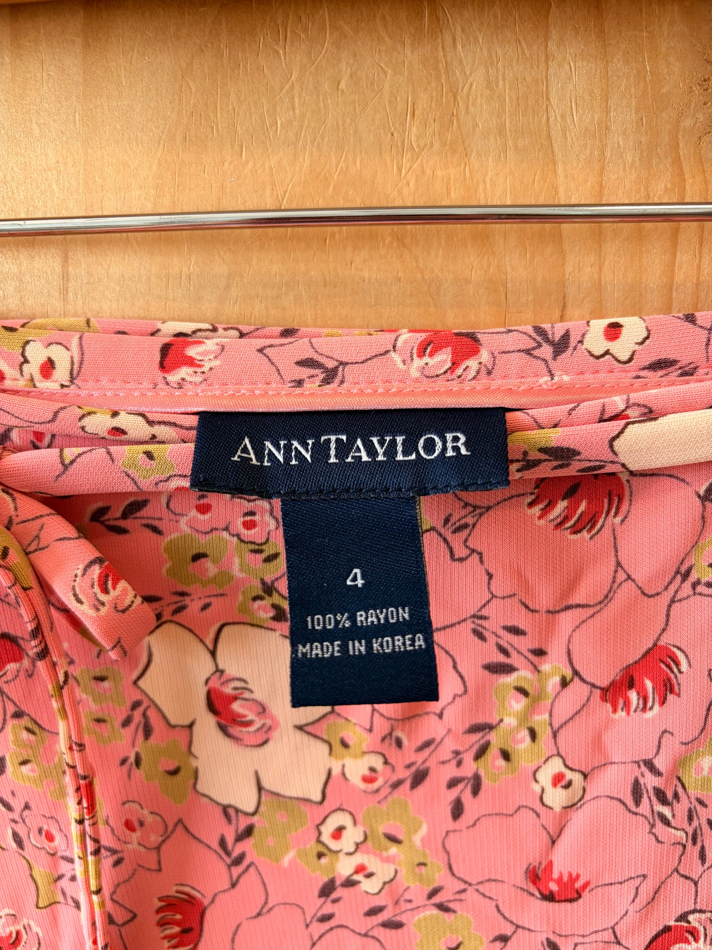 Pink & Green Floral Midi Skirt : 4
