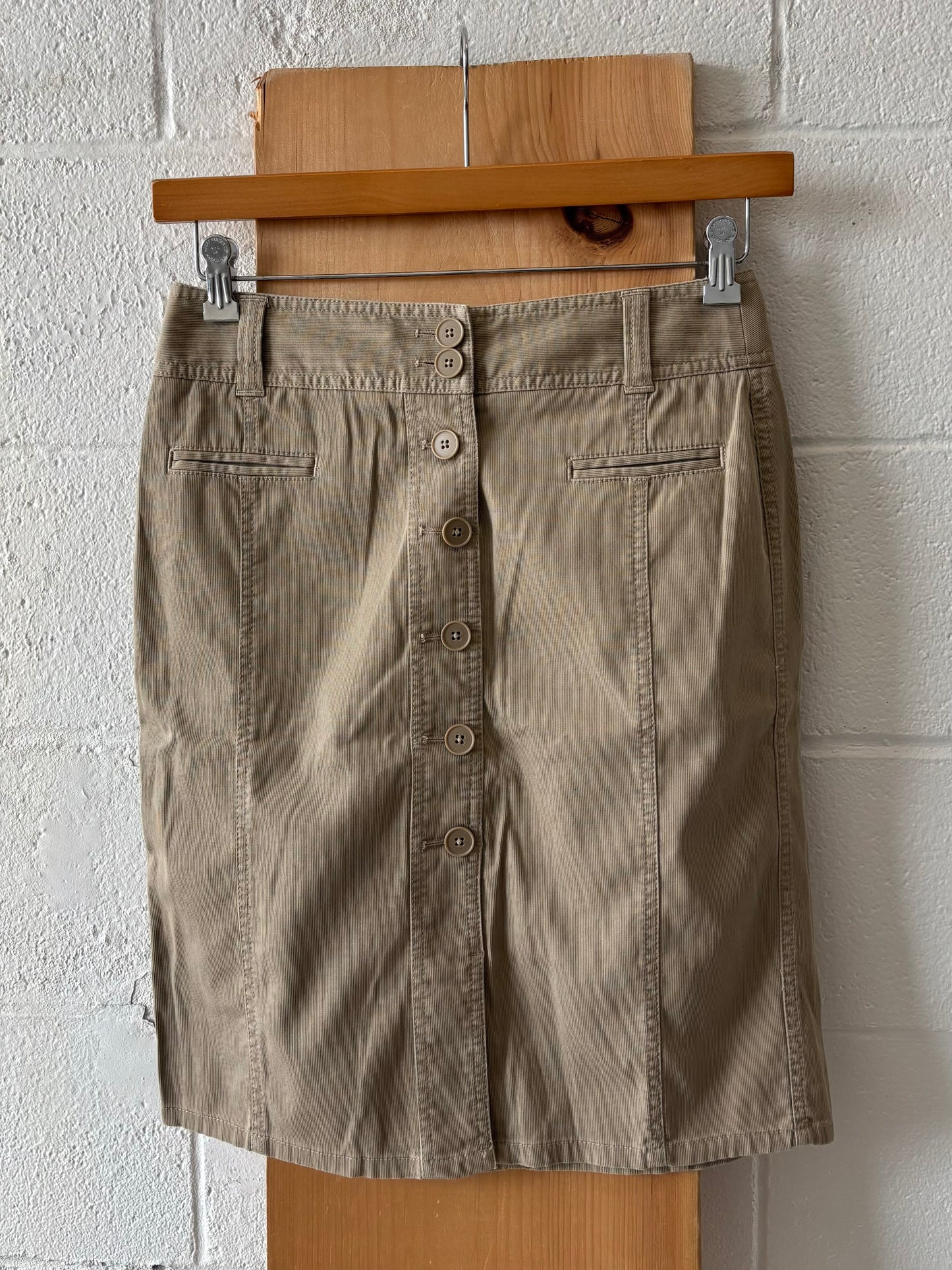 Tan Corduroy Skirt : 4