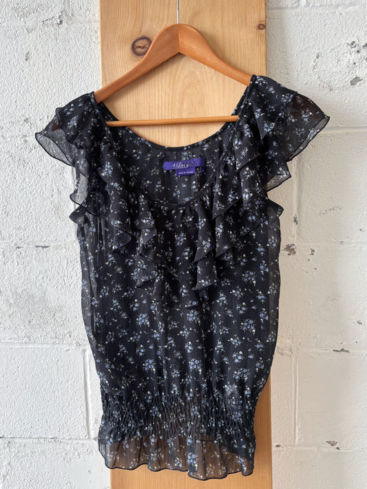 Floral Sleeveless Top : M