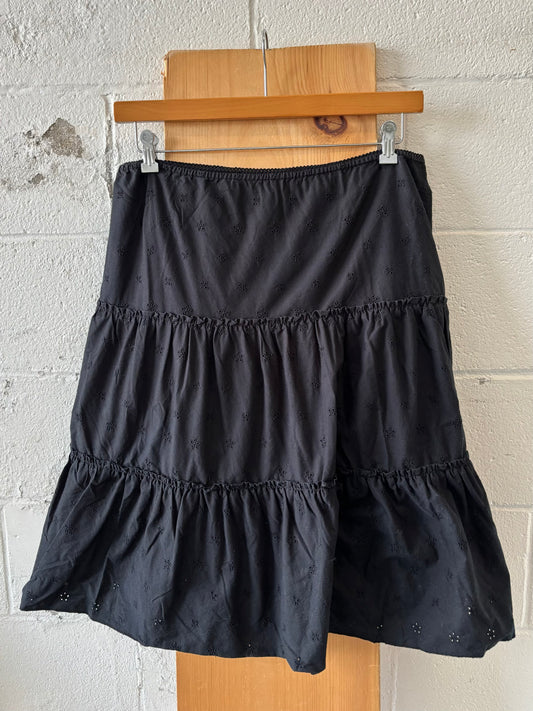 Tiered Black Skirt : L