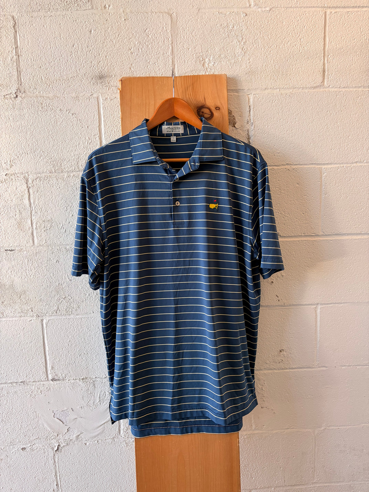 Striped Masters Golf Polo : L