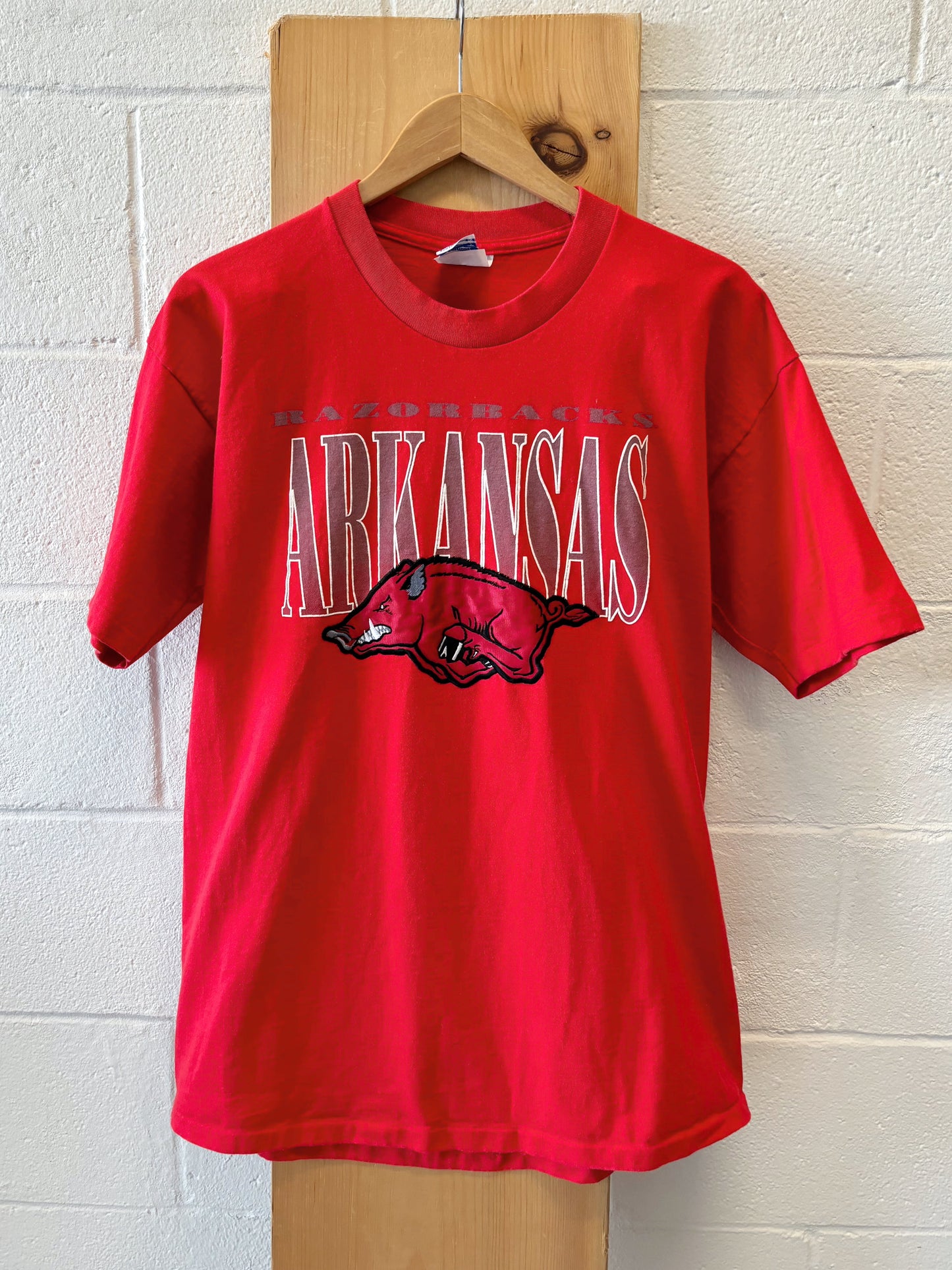 Vtg Arkansas Razorbacks Tee : L