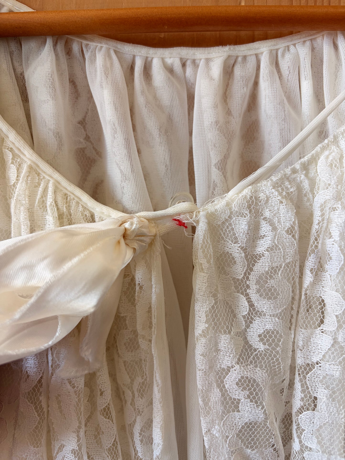 Lace Babydoll Night Jacket : M