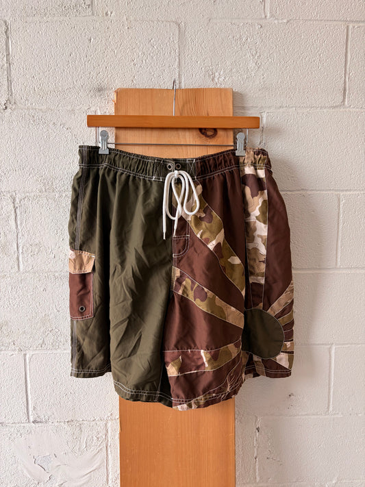Camo Swimming Trunks : 2XL