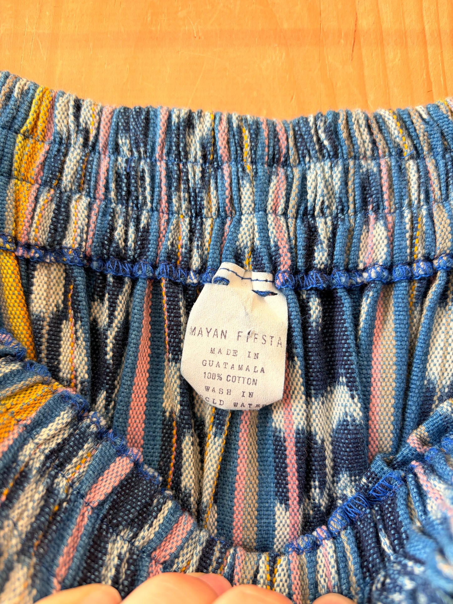 Striped Patterned Maxi Skirt : 28”W