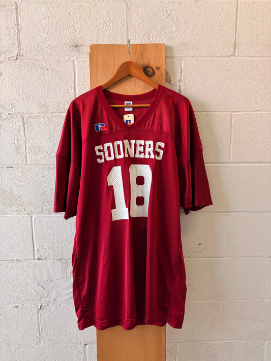 Vtg Russel Oklahoma Sooners Jersey : XXL