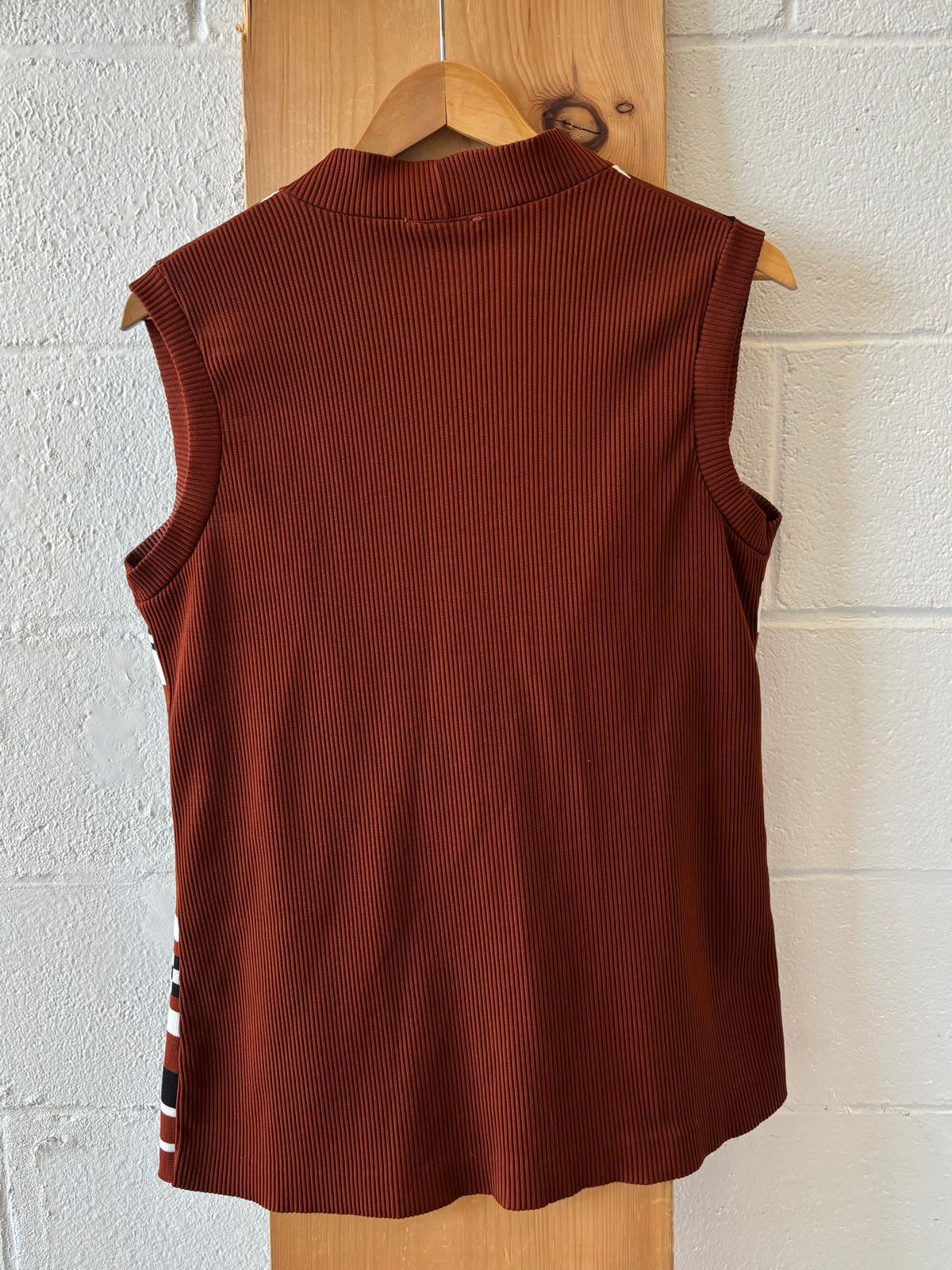 Vtg 70s Sleeveless Top : M