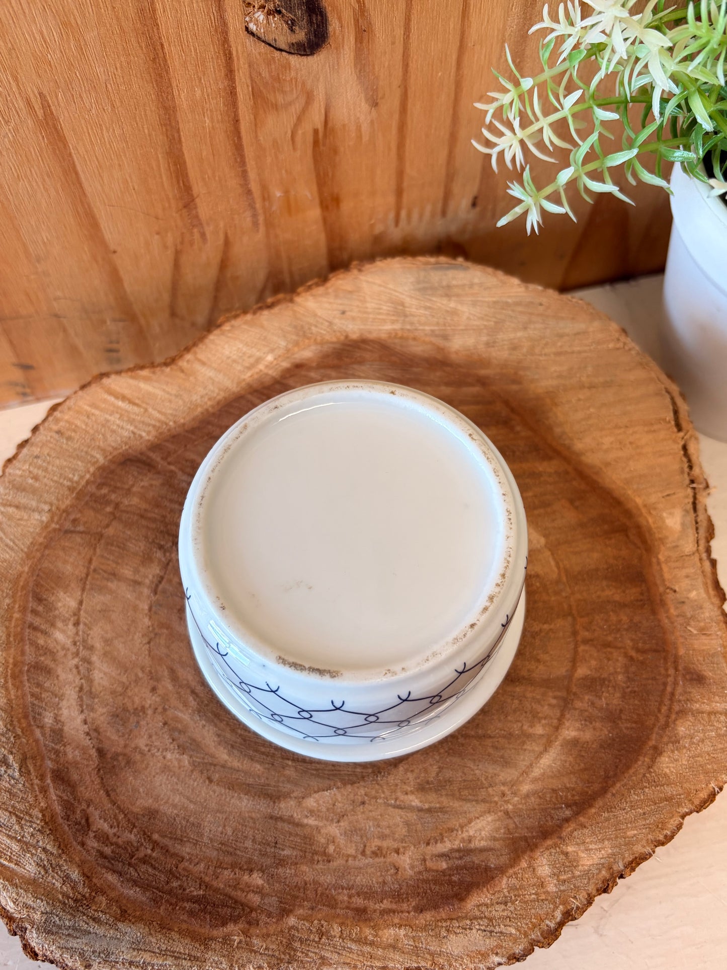 Little Blue & White Trinket Dish (Local Pick Up Only)