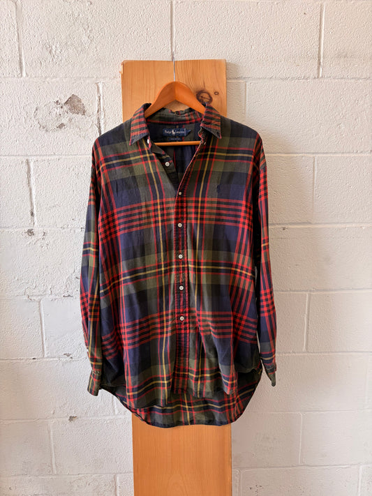 Ralph Lauren Plaid Button Up : L