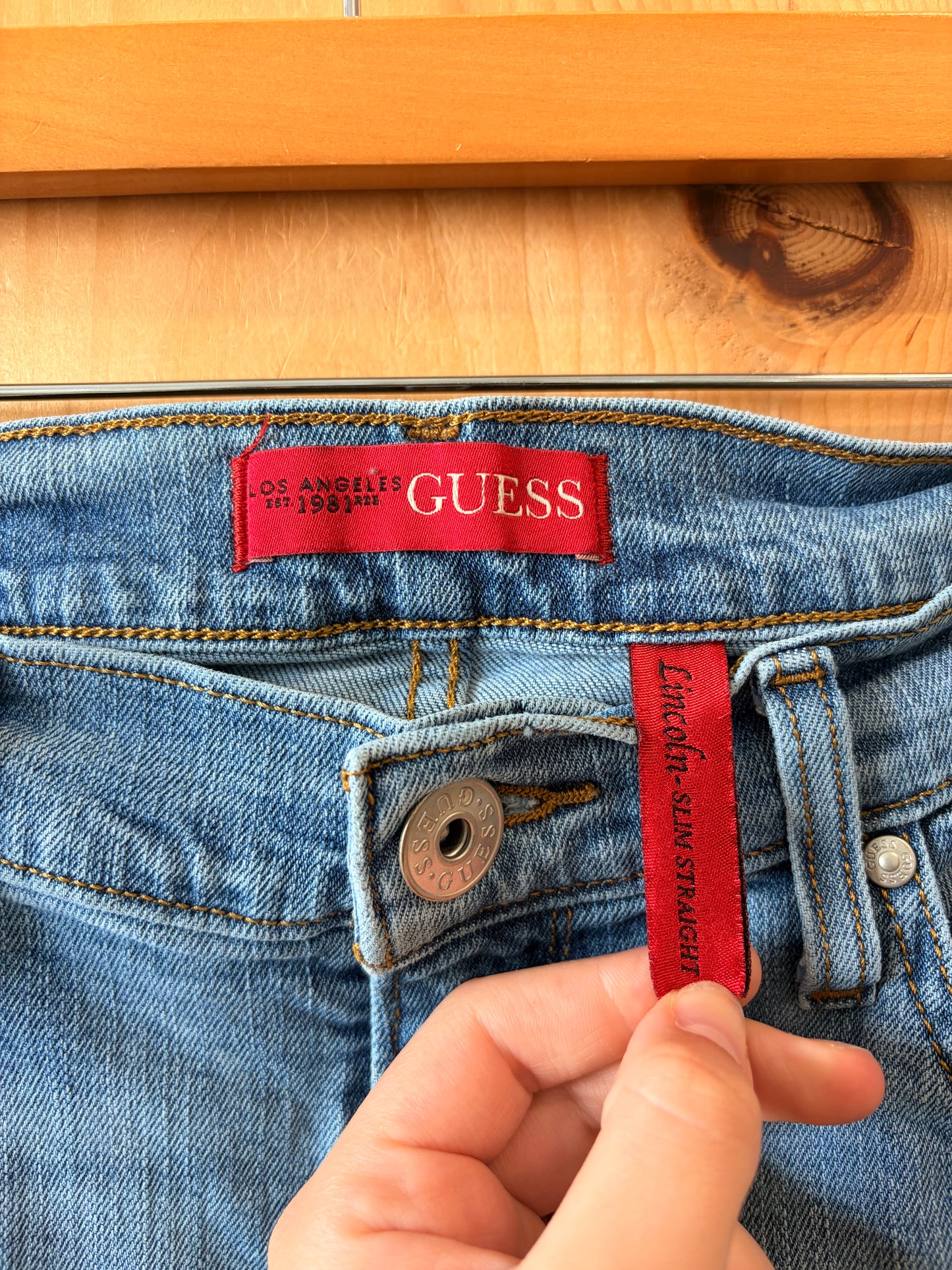 Guess Lincoln Slim Straight Jeans : 34x30