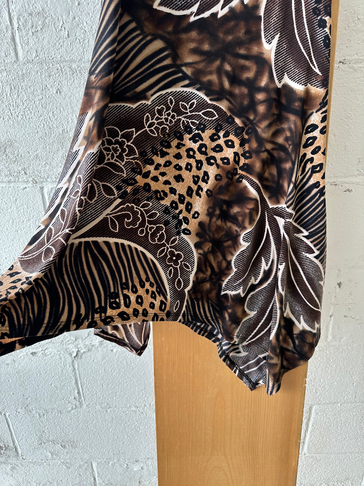 Animal Print Tunic/Dress : L