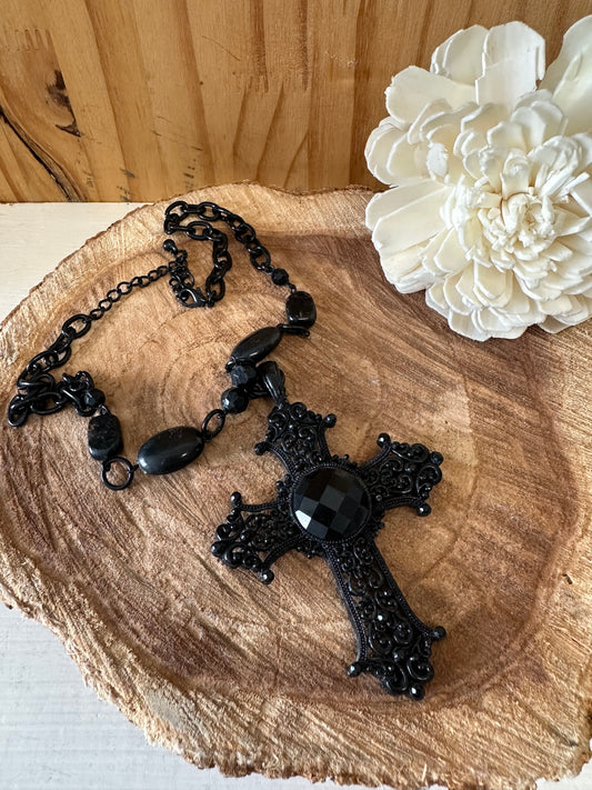 Gothic Cross Necklace