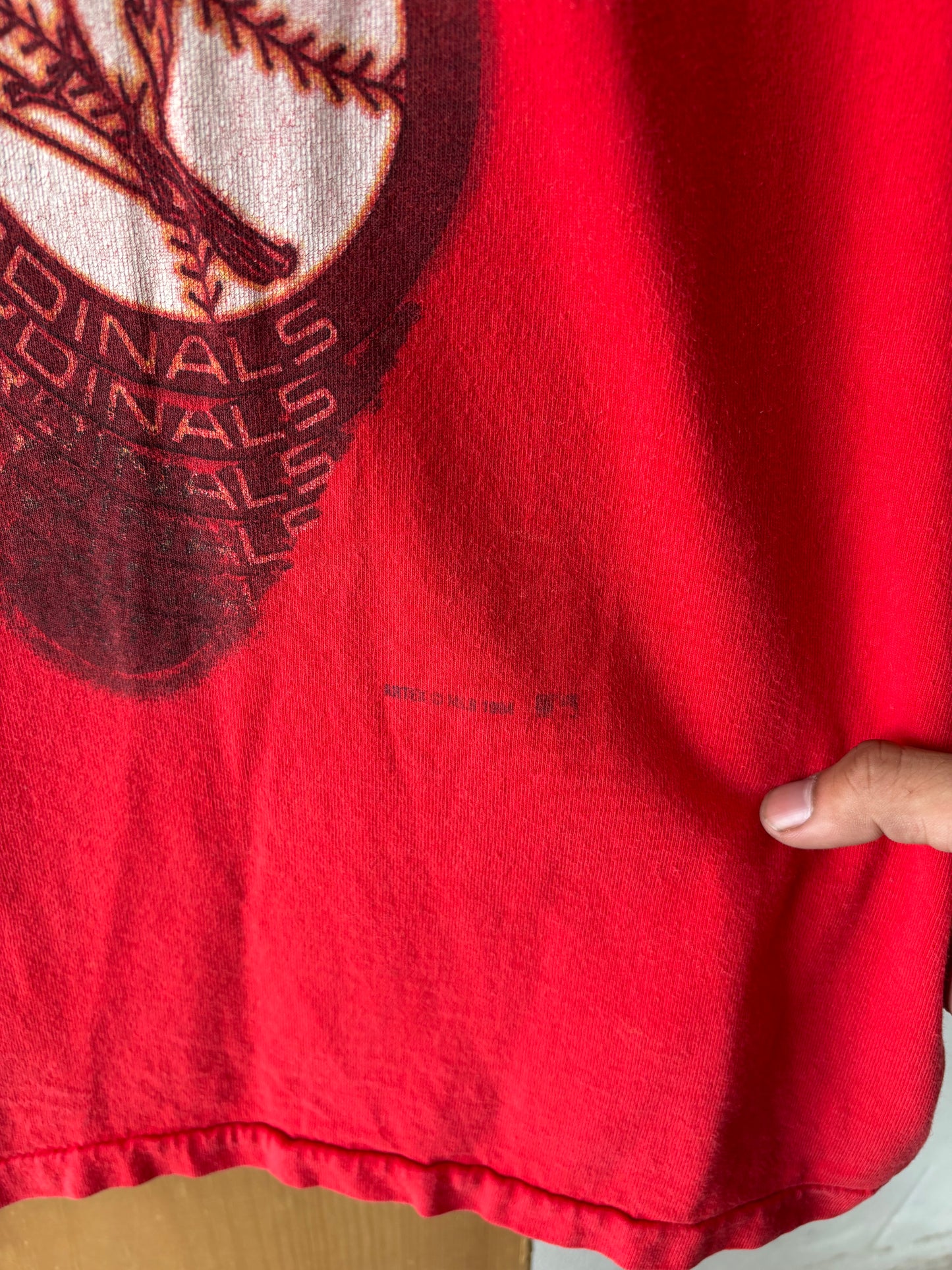 Vtg ‘94 Single Stitch Cardinals Tee : M