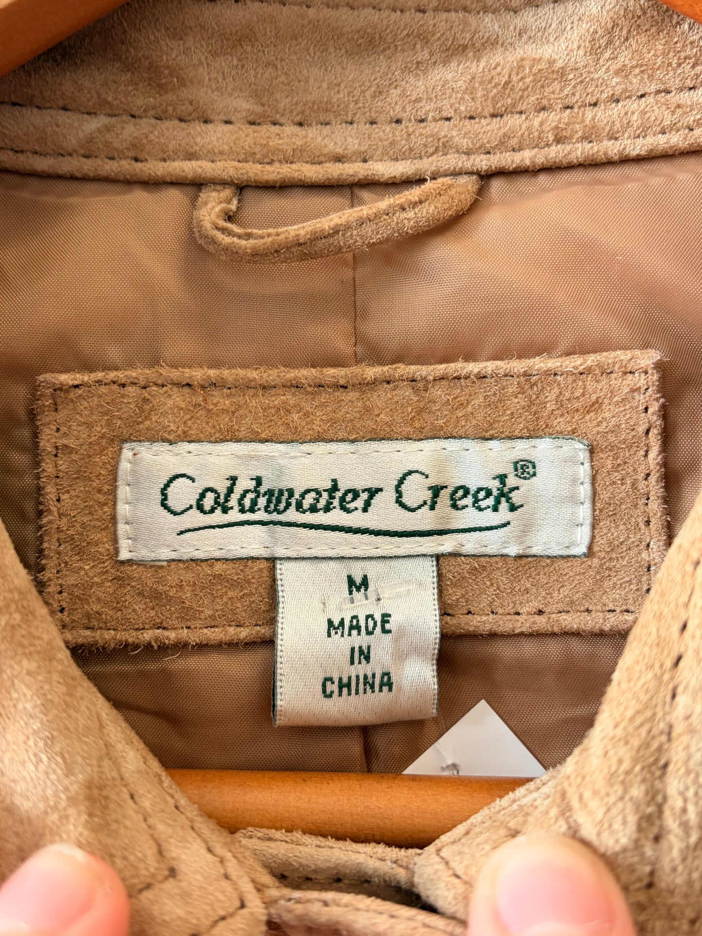 Tan Leather Jacket : M