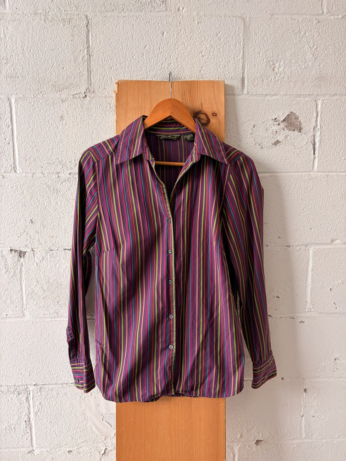 Purple Striped Shirt : Tall Medium