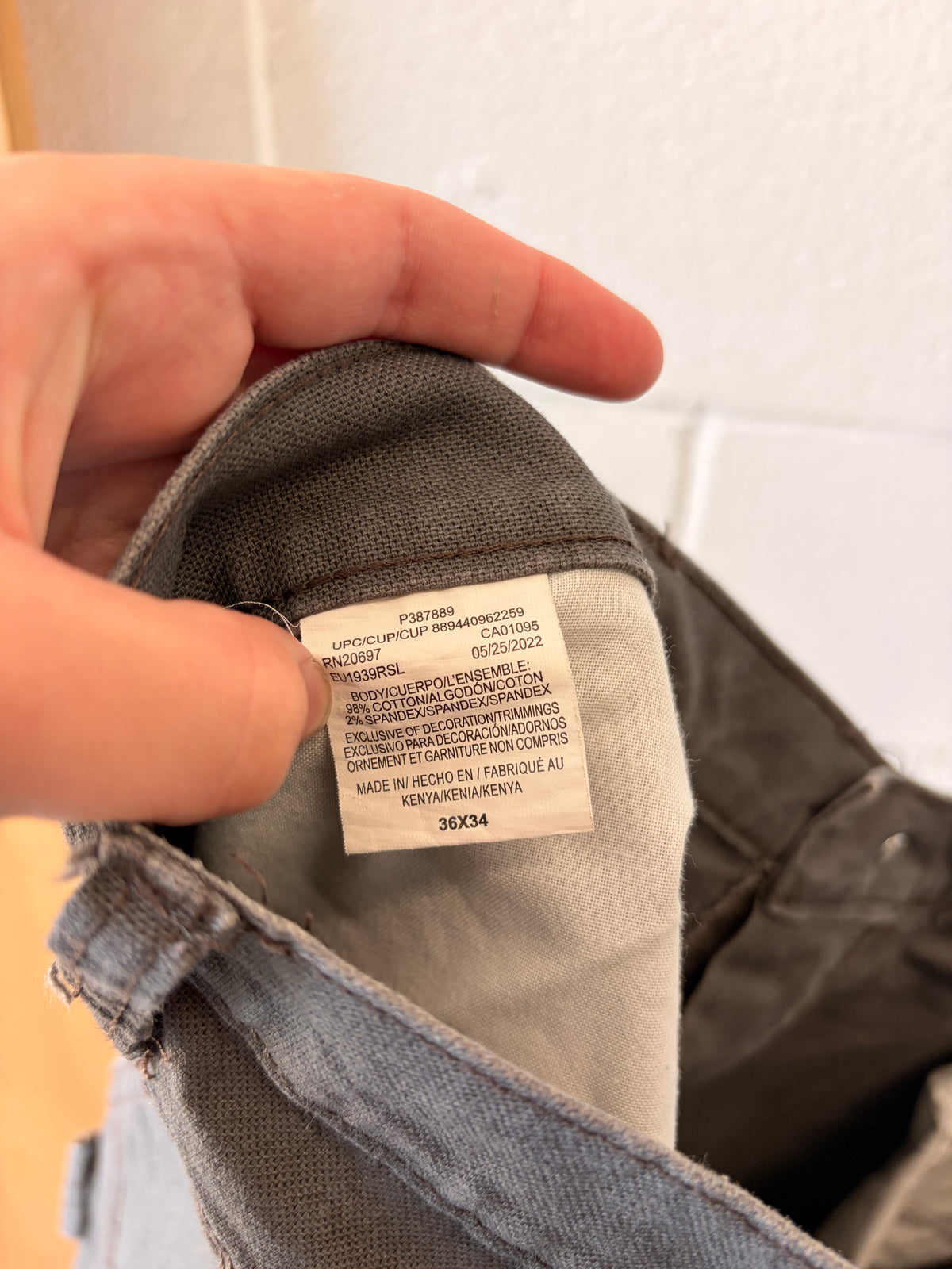 Gray Dickies Pants : 36x34