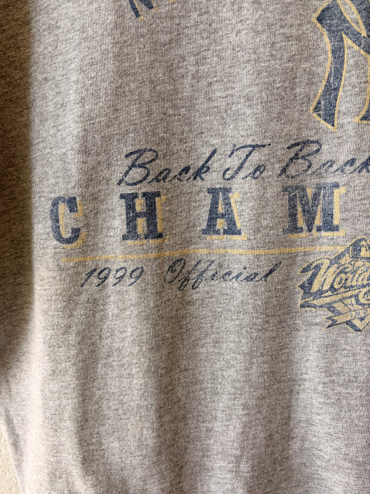 1999 Yankees World Series Tee