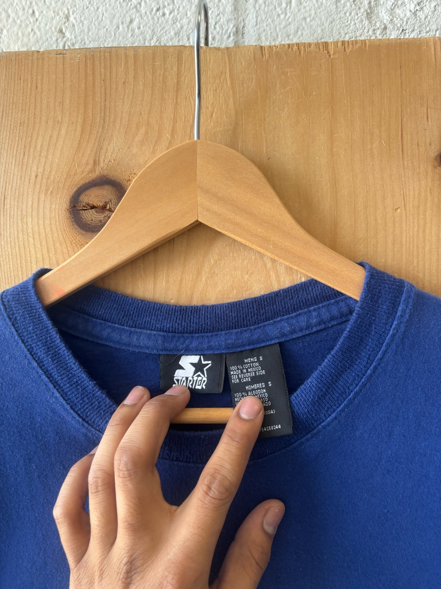 Vtg Blue Starter Long Sleeve : S