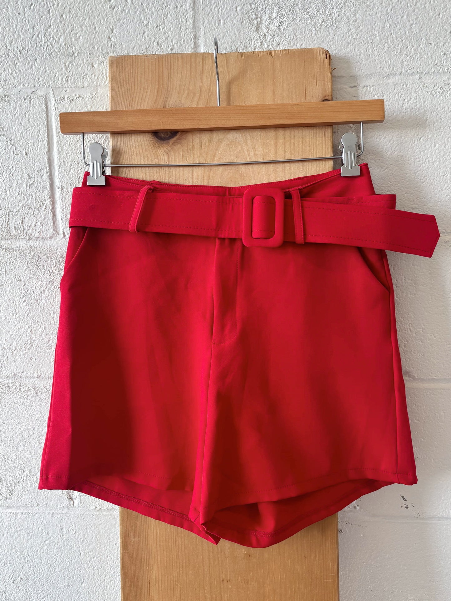 Red Vest and Shorts Set : S