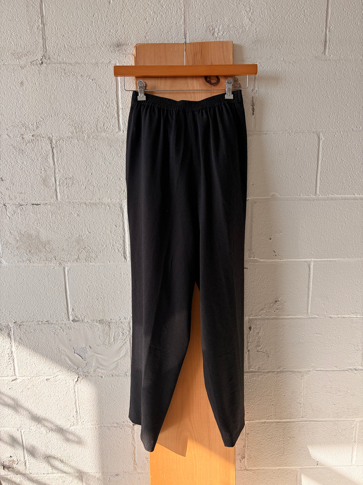Paisley Patterned Black Trousers : 12