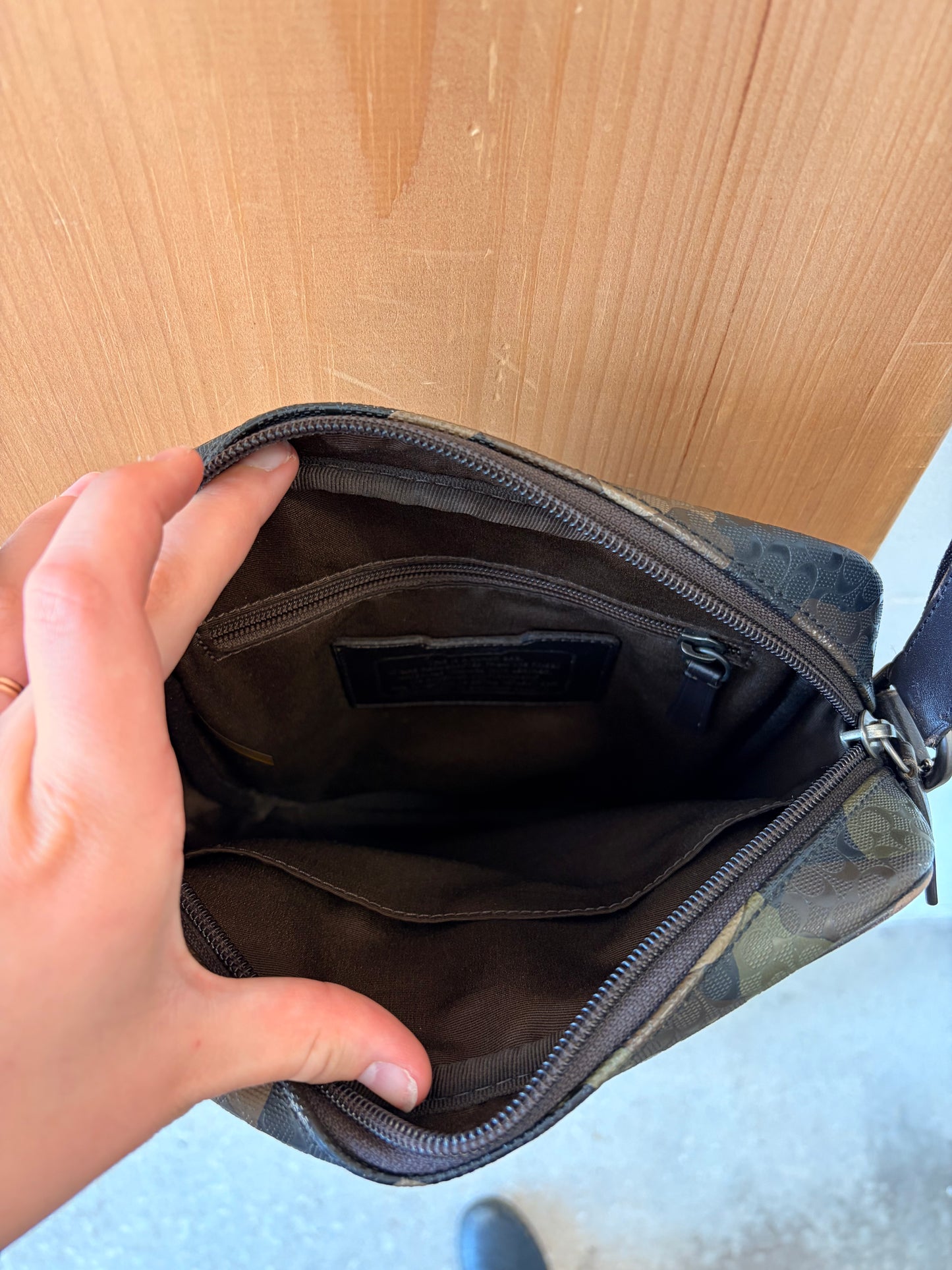 Coach Camo Crossbody Bag