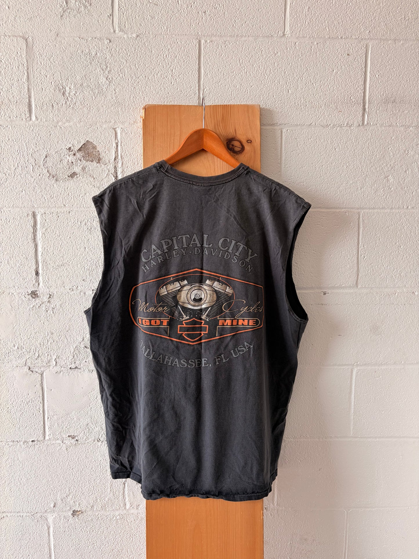 Distressed Harley Tank : 2X