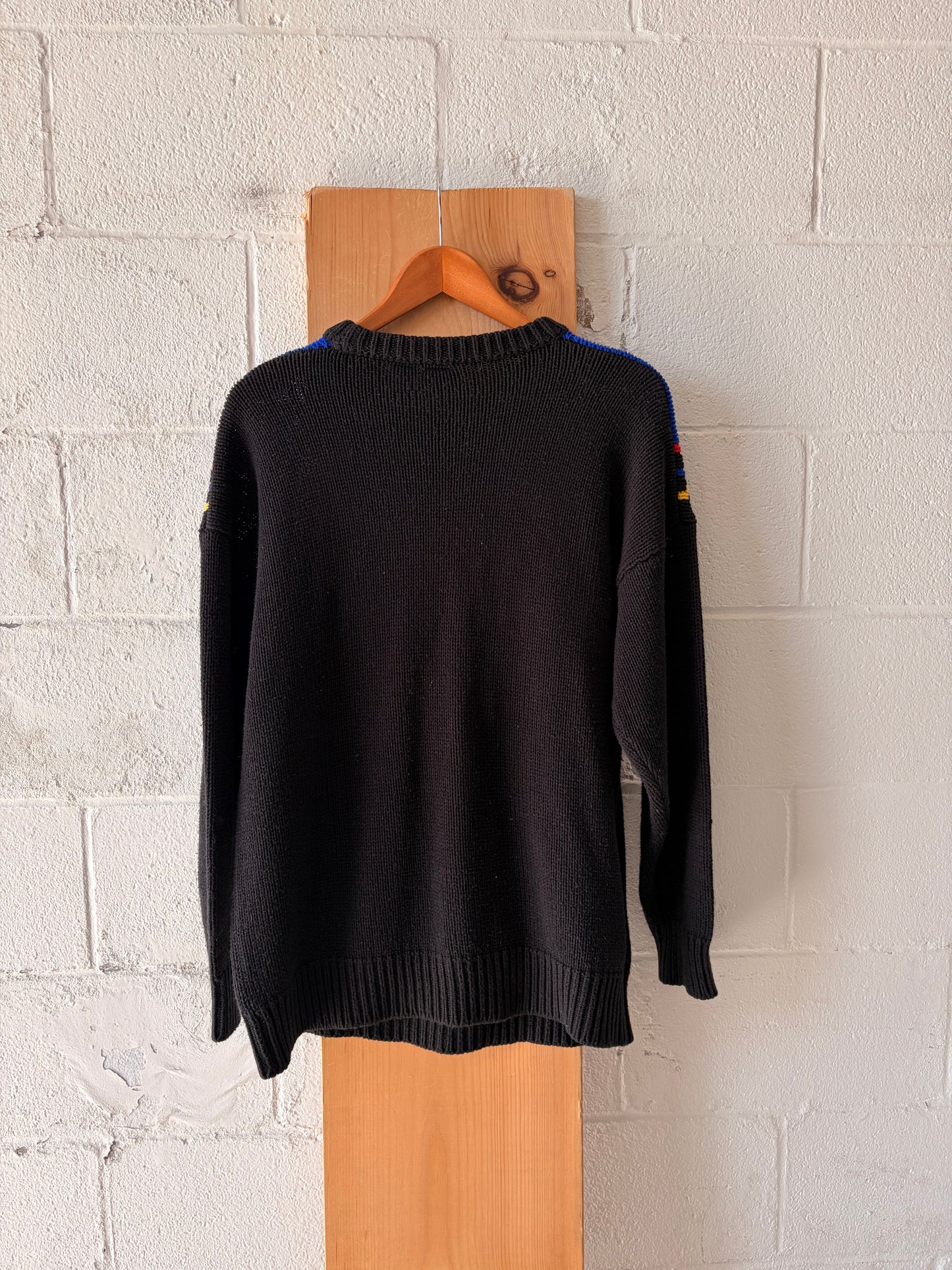 Vtg Nutcracker Mountain Scene Sweater : L