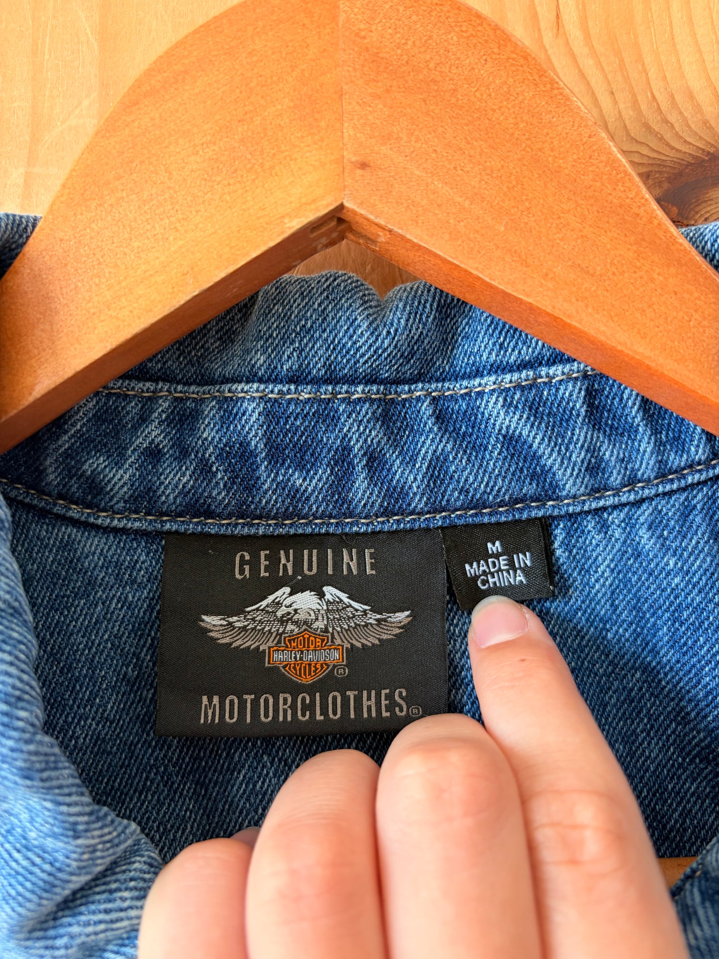 Harley Davidson Denim Jacket : M