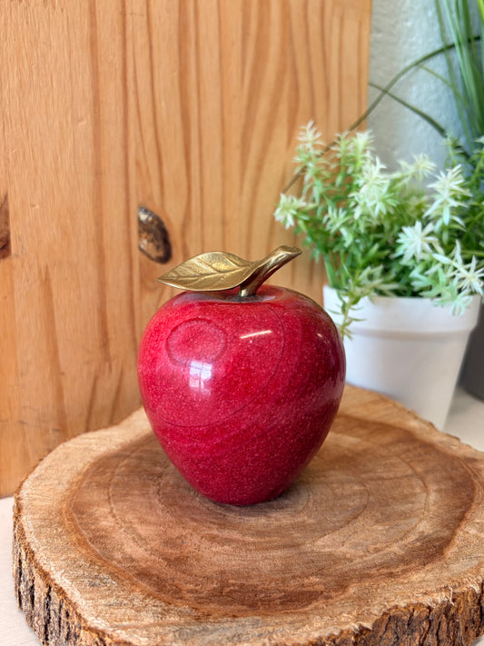 Vtg Apple Paperweight (Local Pick Up Only)