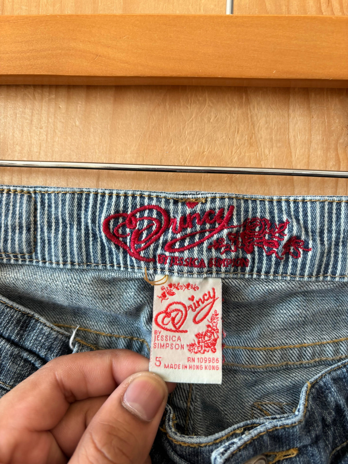 Y2K Sparkle Detailed Capris : 5