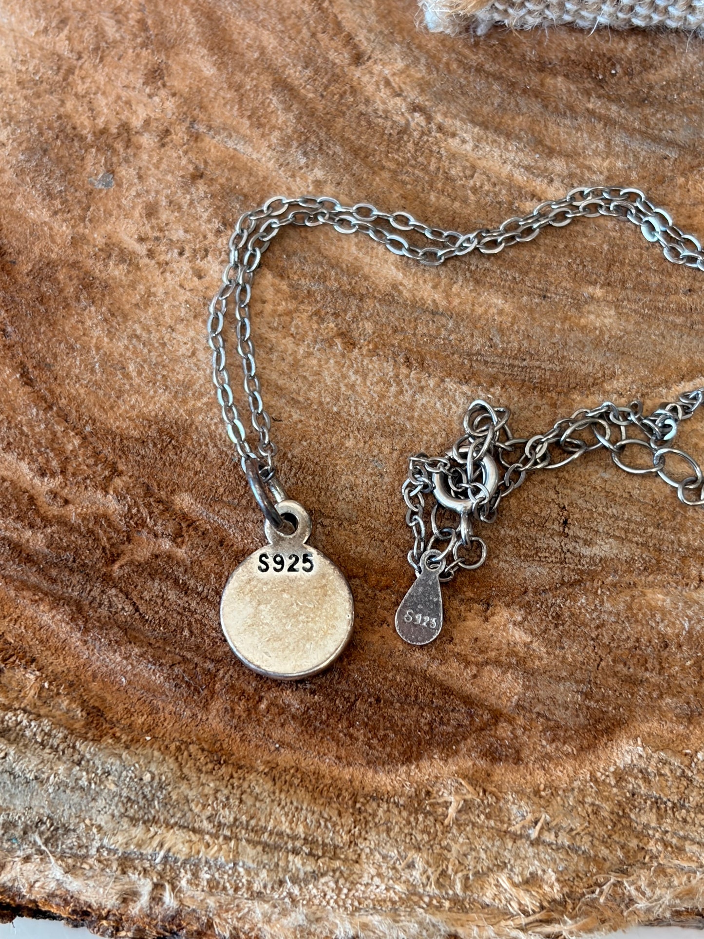 925 Silver Compass Necklace