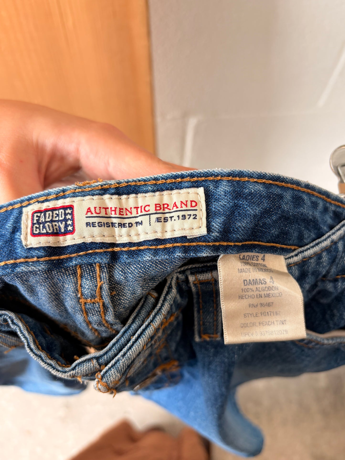Vtg Button Fly Denim Shorts : 4