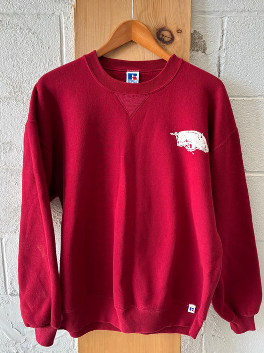 Vtg Russell Razorback Crew : XL (as is)